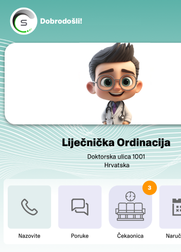 Schermata della home page